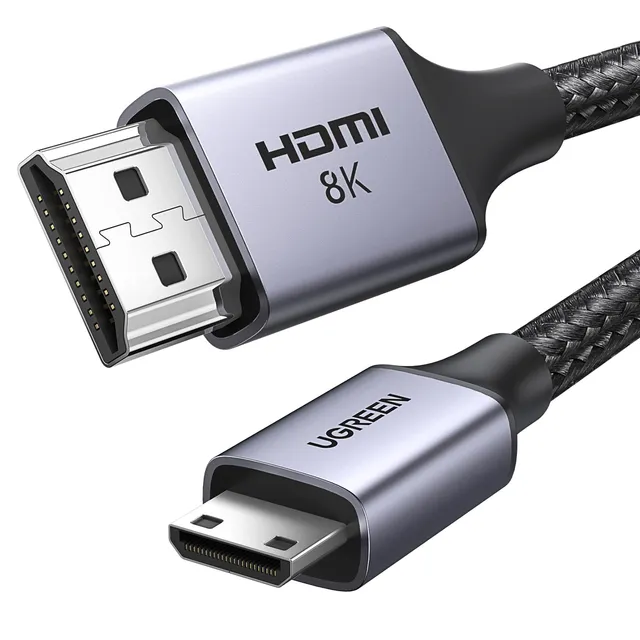 ugreen-cavo-adattatore-mini-hdmi-a-hdmi-1m-8k60hz-4k120hz-bidirezionale image 1