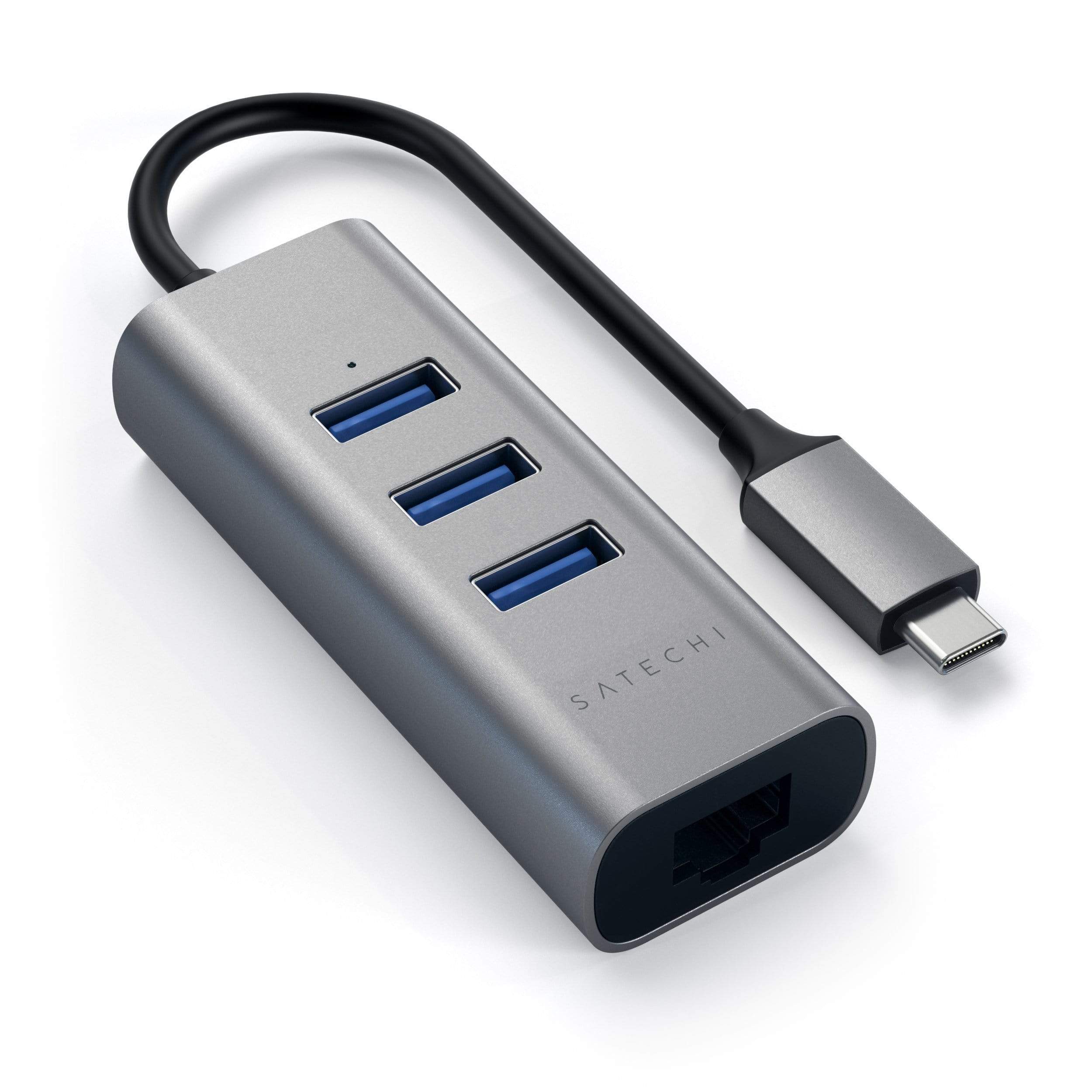 satechi-type-c-2-in-1-hub-usb-con-ethernet image 2