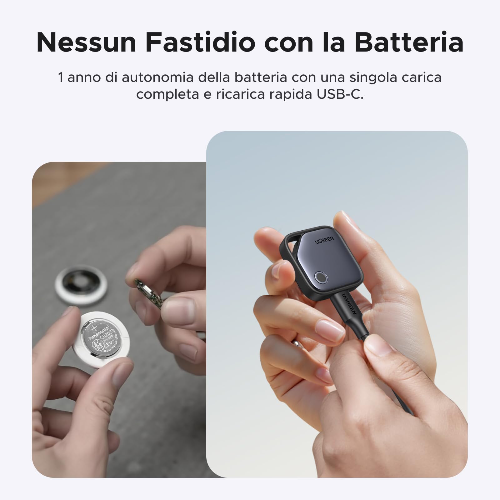 ugreen-finetrack-smart-finder-usb-c-ios-find-my-4-pezzi image 3