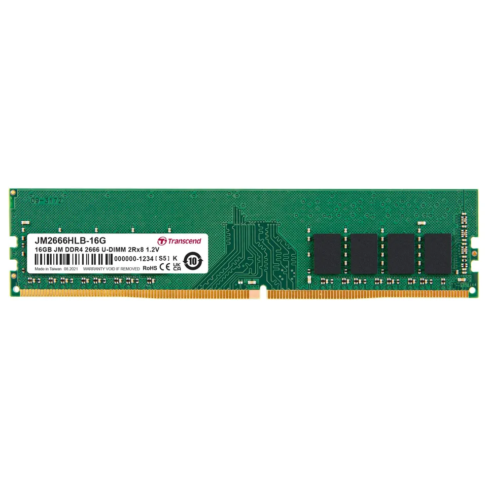 transcend-jetram-16gb-ddr4-2666mhz-u-dimm-2rx8-1-2v-jm2666hlb-16g image 1