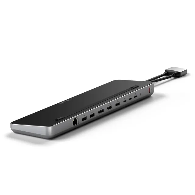 satechi-dual-dock-stand-docking-station-con-enclosure-ssd-nvme image 1