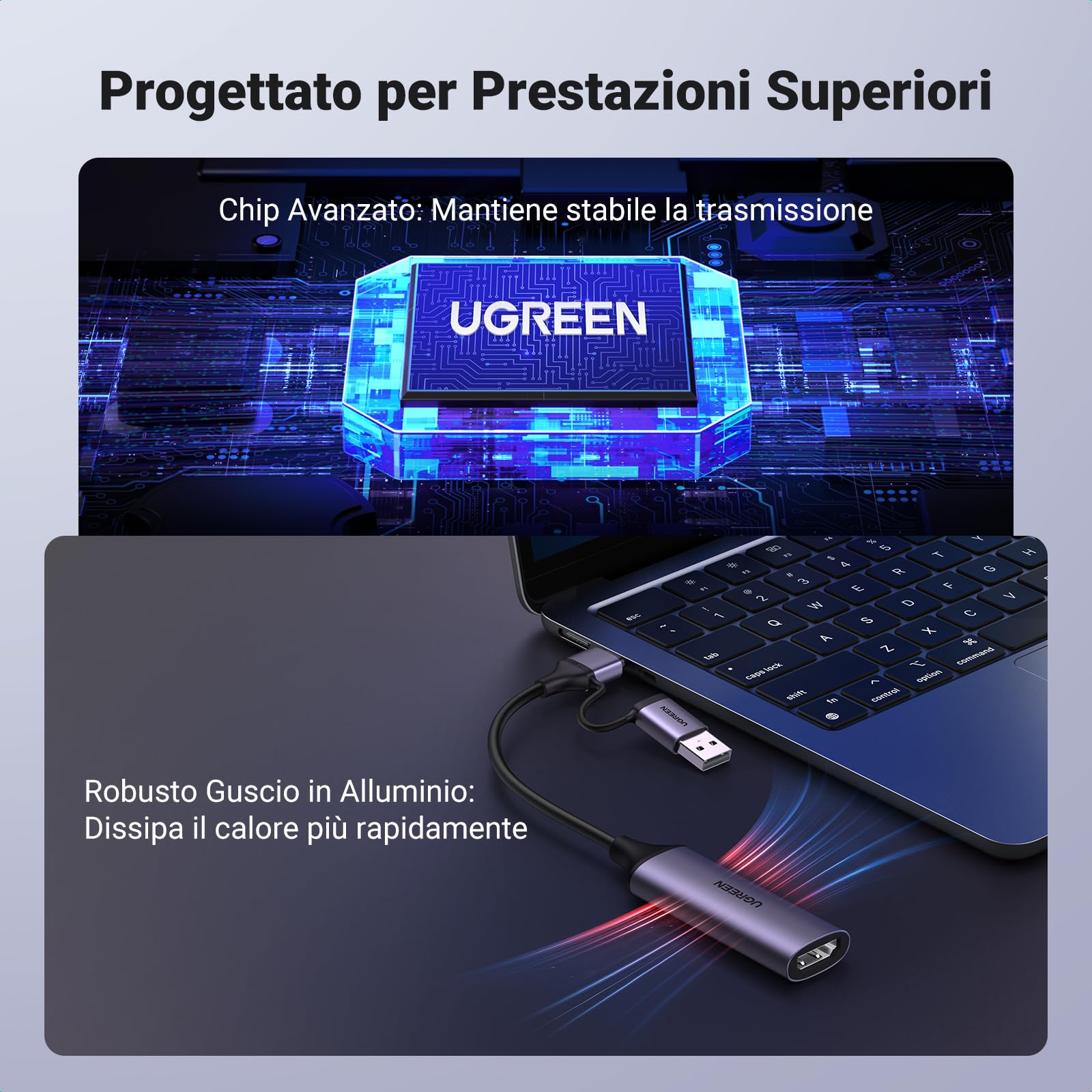 ugreen-scheda-di-acquisizione-video-hdmi-4k30-usb-c-1080p60 image 8
