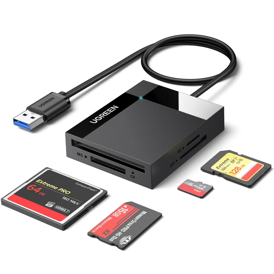 ugreen-lettore-schede-usb-3-0-4-in-1-sd-tf-cf-ms image 1