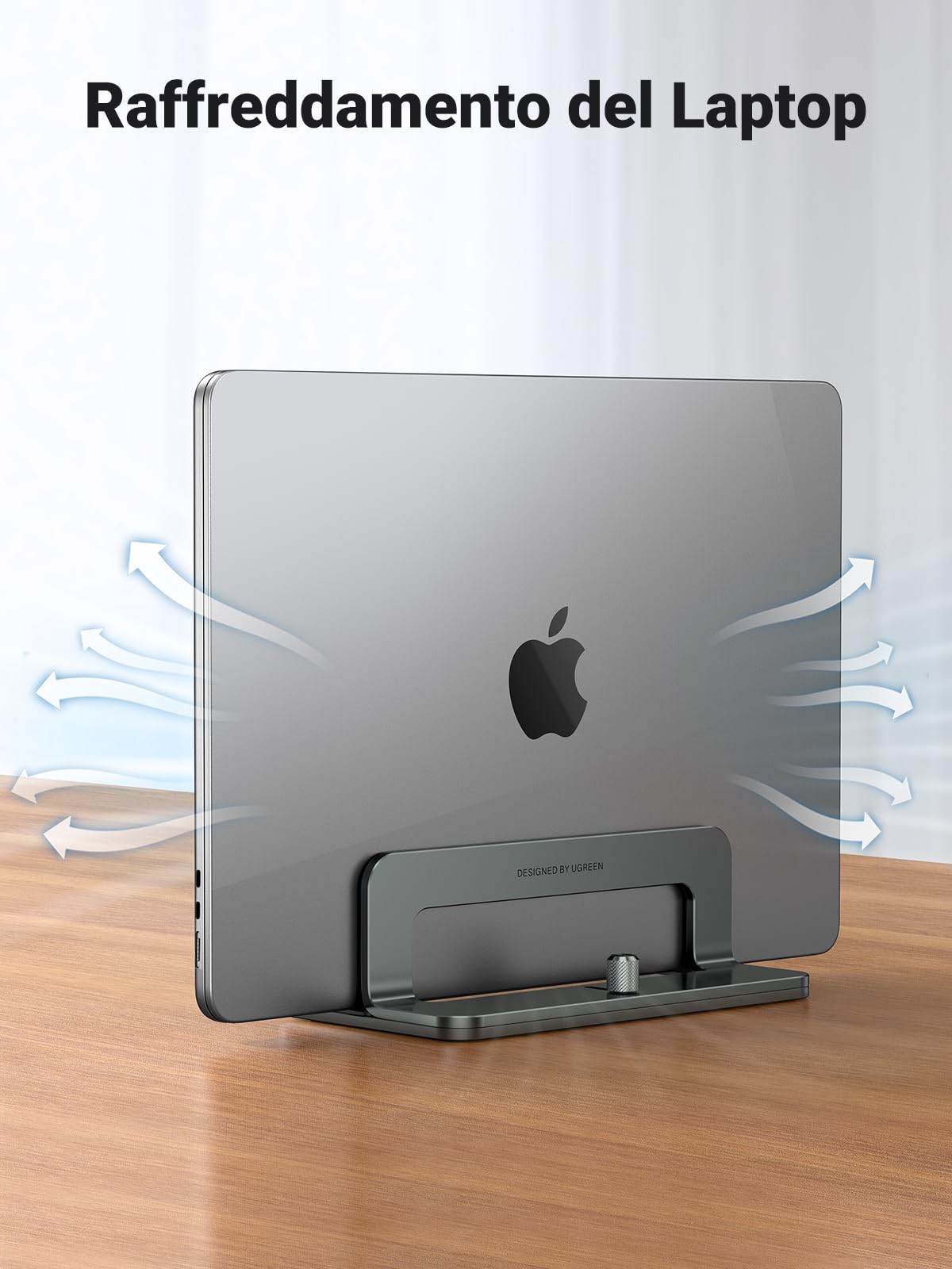ugreen-supporto-verticale-laptop-in-alluminio-regolabile-grigio image 5