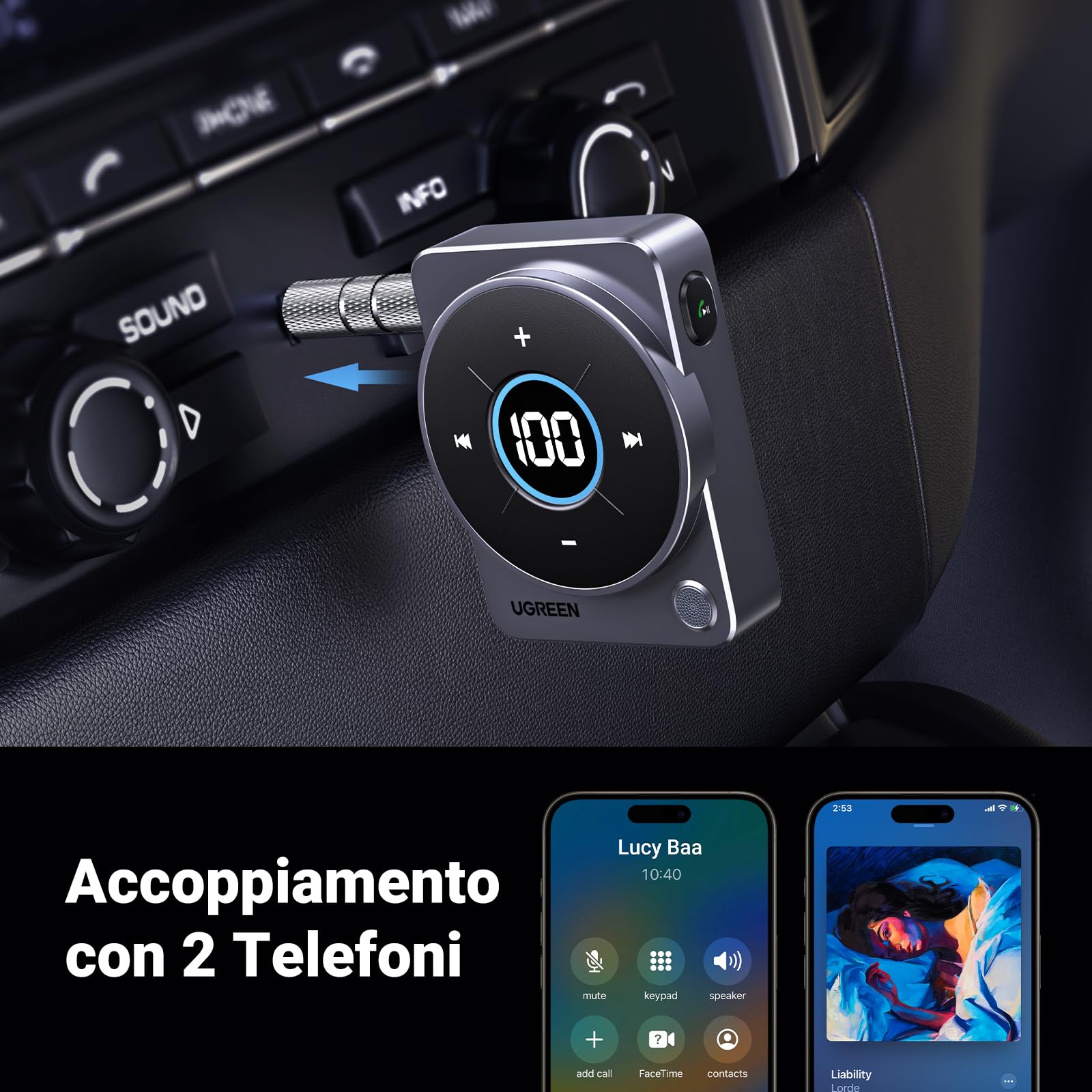 ugreen-ricevitore-bluetooth-5-4-aux-jack-3-5mm-20h-rgb image 6