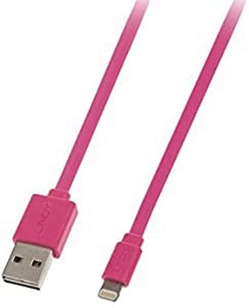 lindy-31394-cavo-piatto-usb-a-a-lightning-1-m-arancione image 5