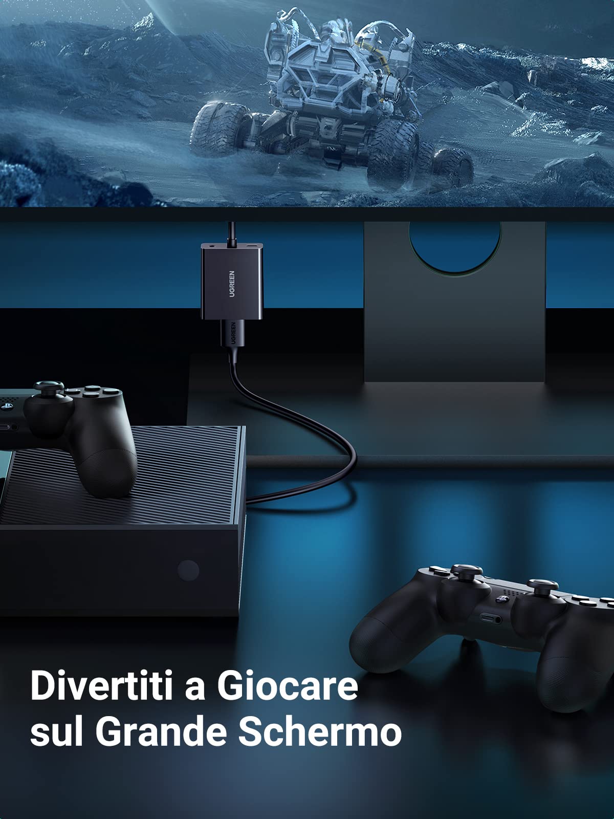 ugreen-adattatore-hdmi-femmina-a-vga-maschio-1080p-60hz-con-audio image 5