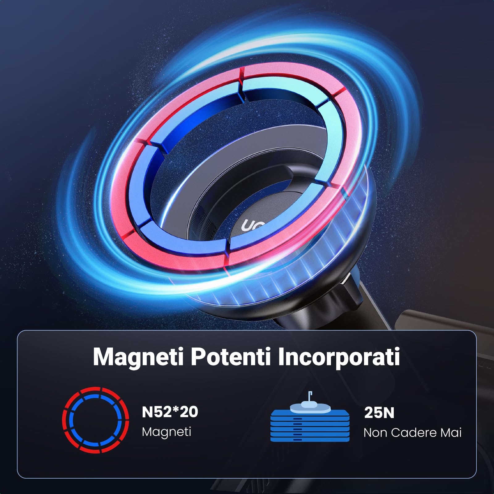 ugreen-supporto-telefono-auto-magnetico-magsafe-per-tesla-model-3-y image 5