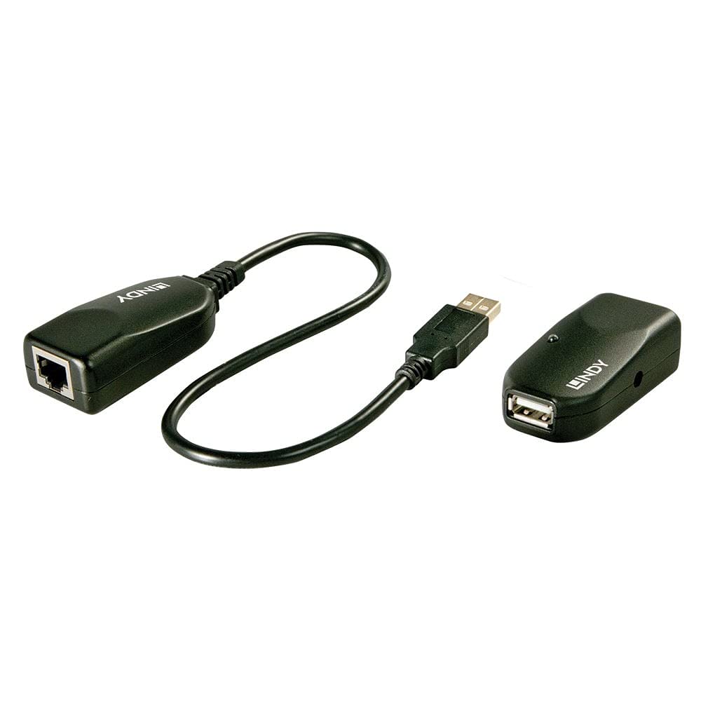 lindy-42693-extender-usb-2-0-su-cat-5-50-m-1-porta-nero image 1