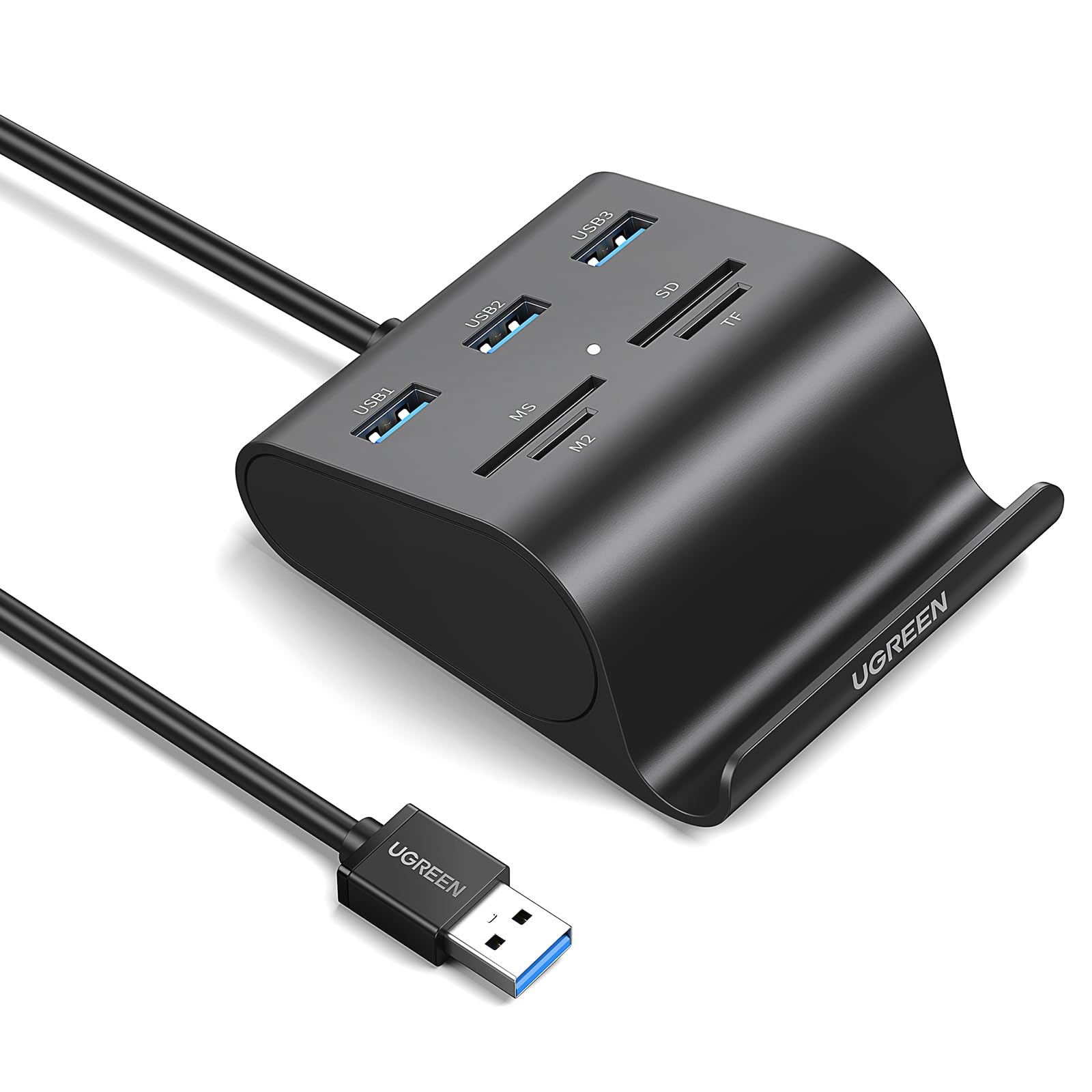 ugreen-hub-usb-3-0-con-lettore-schede-sd-tf-ms-m2-e-cavo-1-metro image 8
