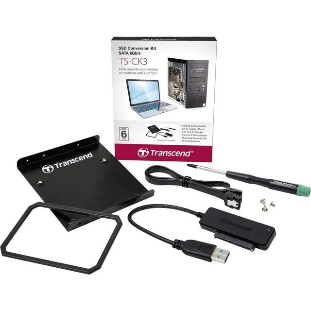 transcend-ts-ck3-kit-installazione-ssd-2-5-sata-a-usb-3-1 image 1