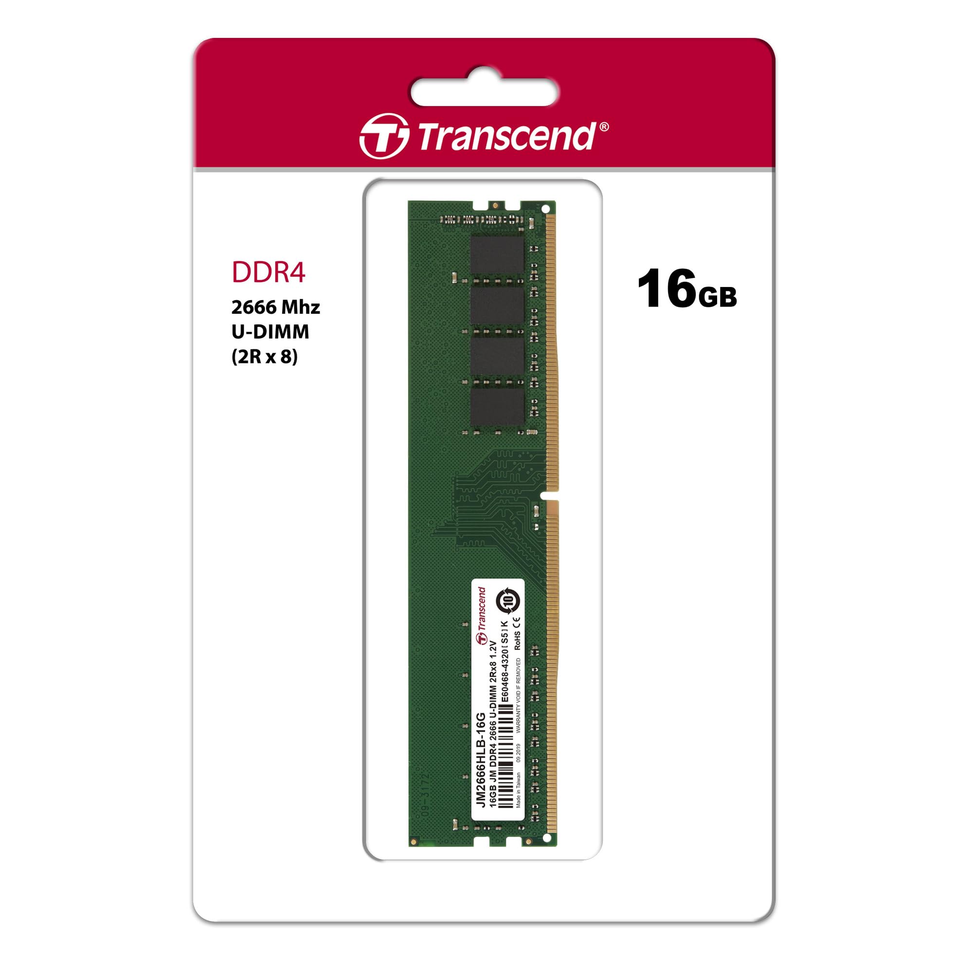 transcend-jetram-16gb-ddr4-2666mhz-u-dimm-2rx8-1-2v-jm2666hlb-16g image 2