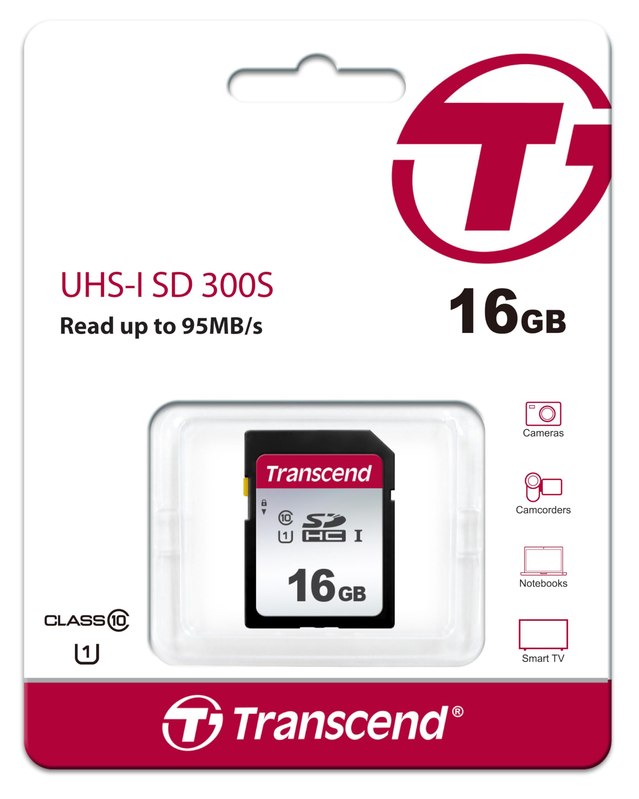 transcend-300s-scheda-sdhc-16gb-uhs-i-u3-v30-95mb-s image 2