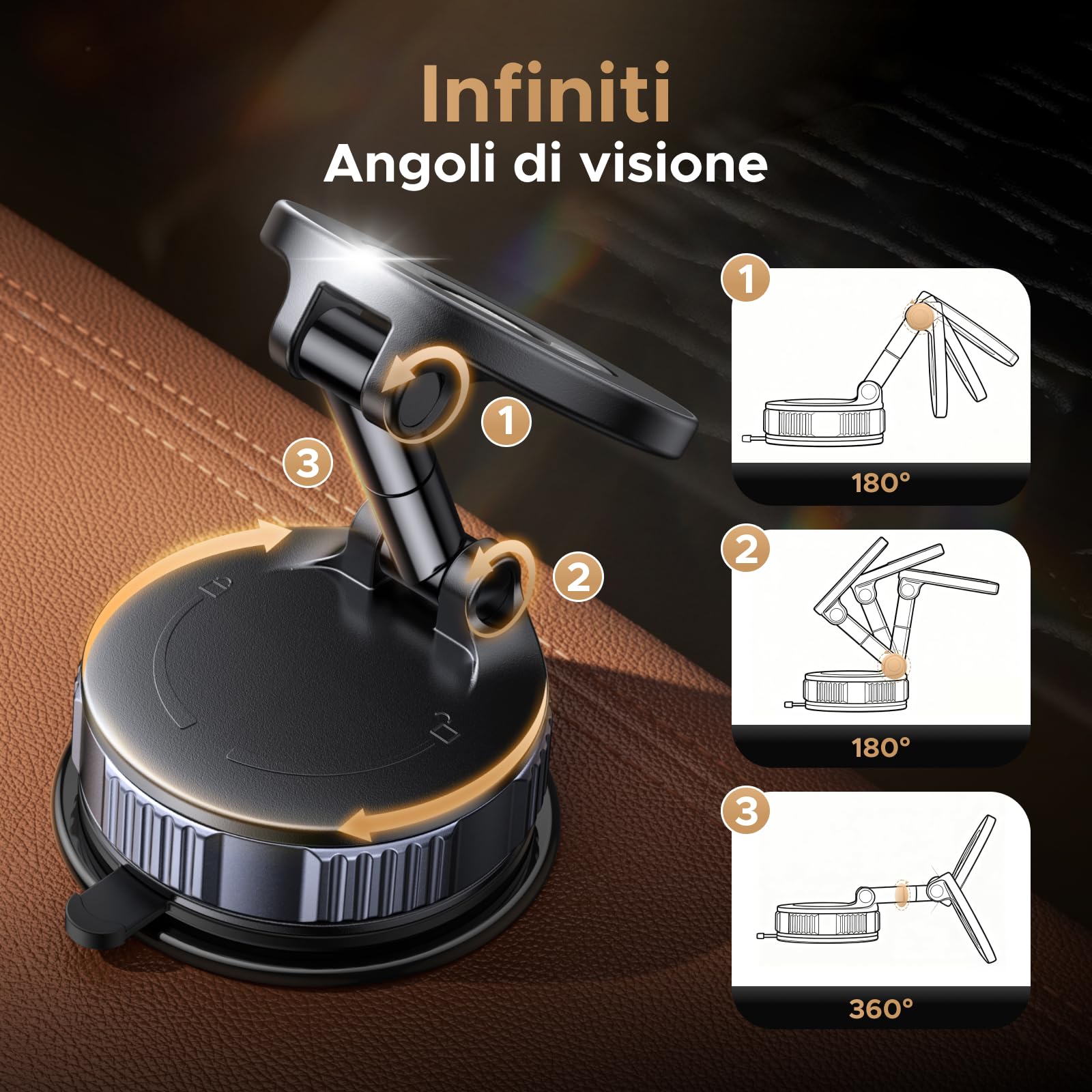 ugreen-supporto-telefono-auto-magnetico-magsafe-con-aspirazione-a-vuoto-360 image 4