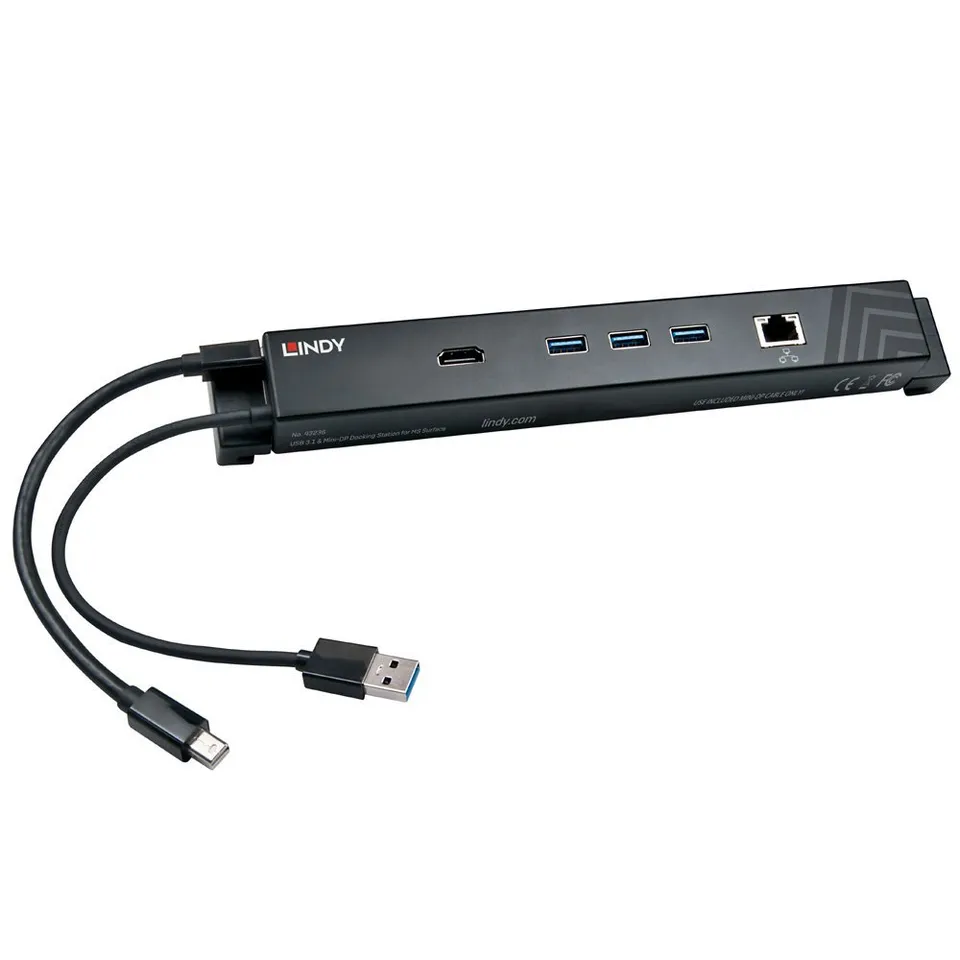 lindy-43236-docking-station-usb-3-0-mini-dp-per-microsoft-surface image 1
