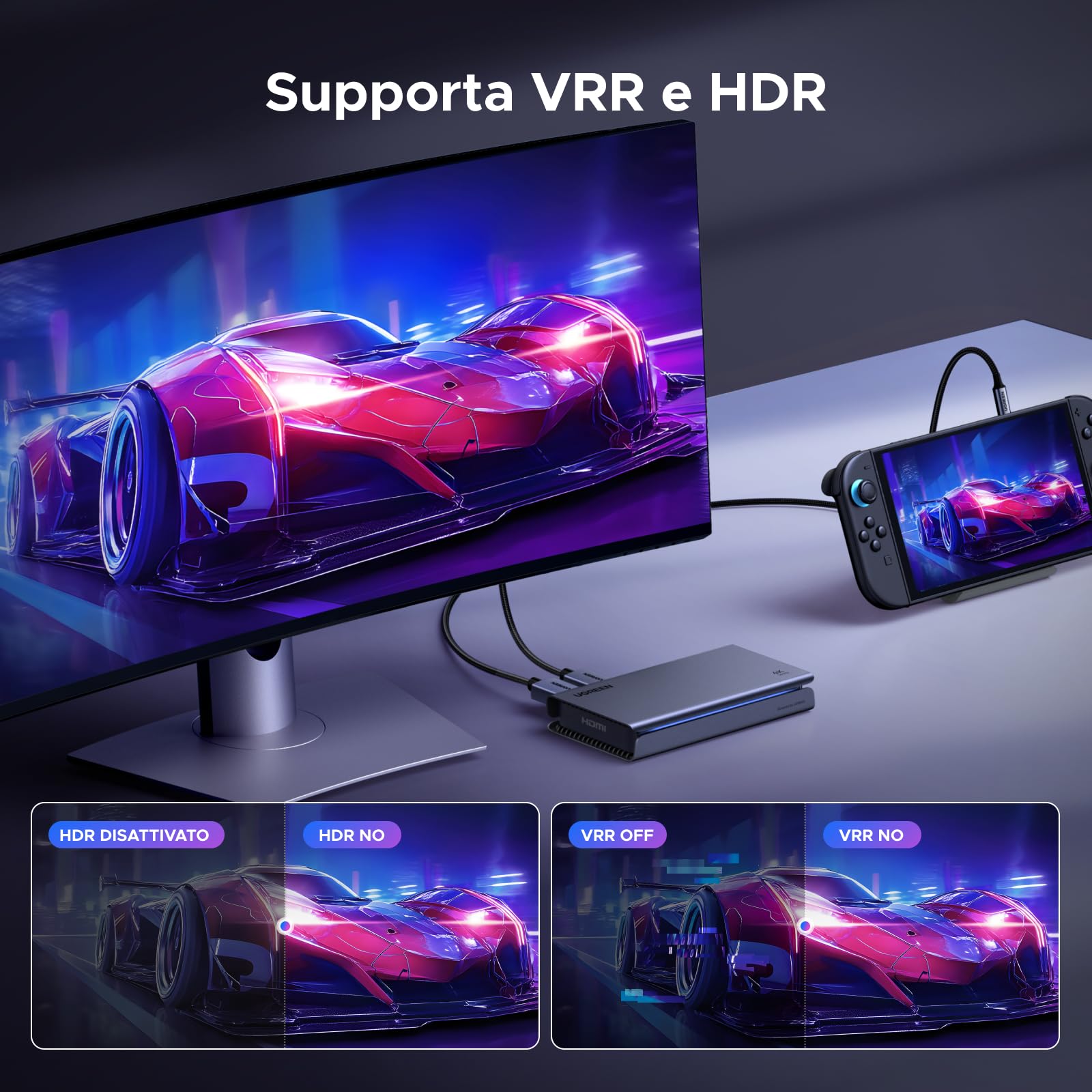ugreen-scheda-di-acquisizione-video-hdmi-2-1-4k-144hz-usb-c-10gbps-con-loopout image 4