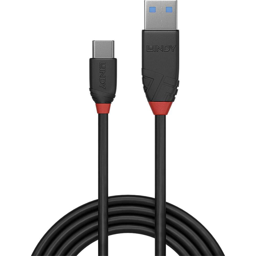 lindy-black-line-cavo-usb-3-1-tipo-c-a-a-3a-1m image 2