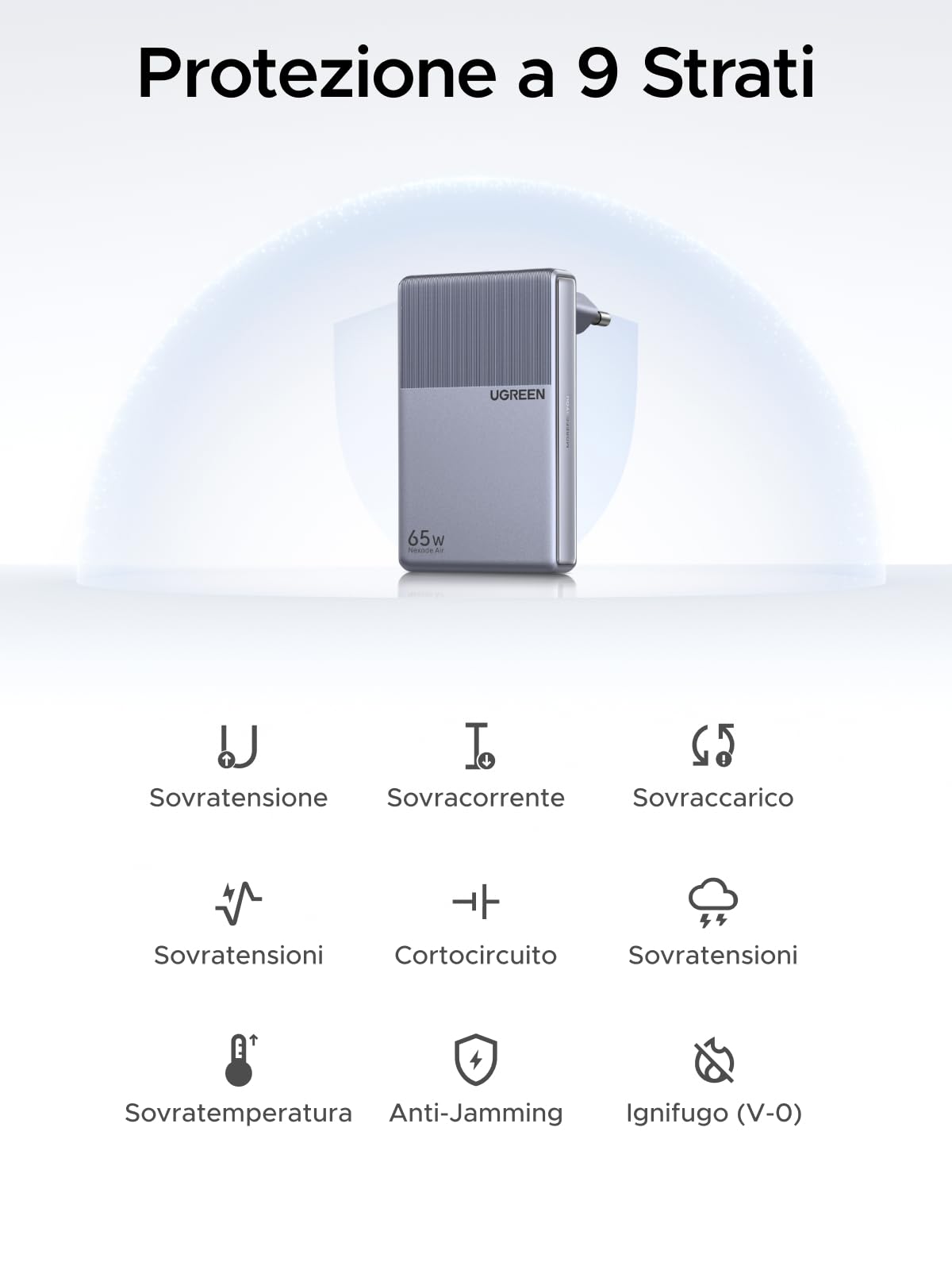 ugreen-nexode-air-65w-caricatore-usb-c-gan-3-porte-pd-3-0 image 7