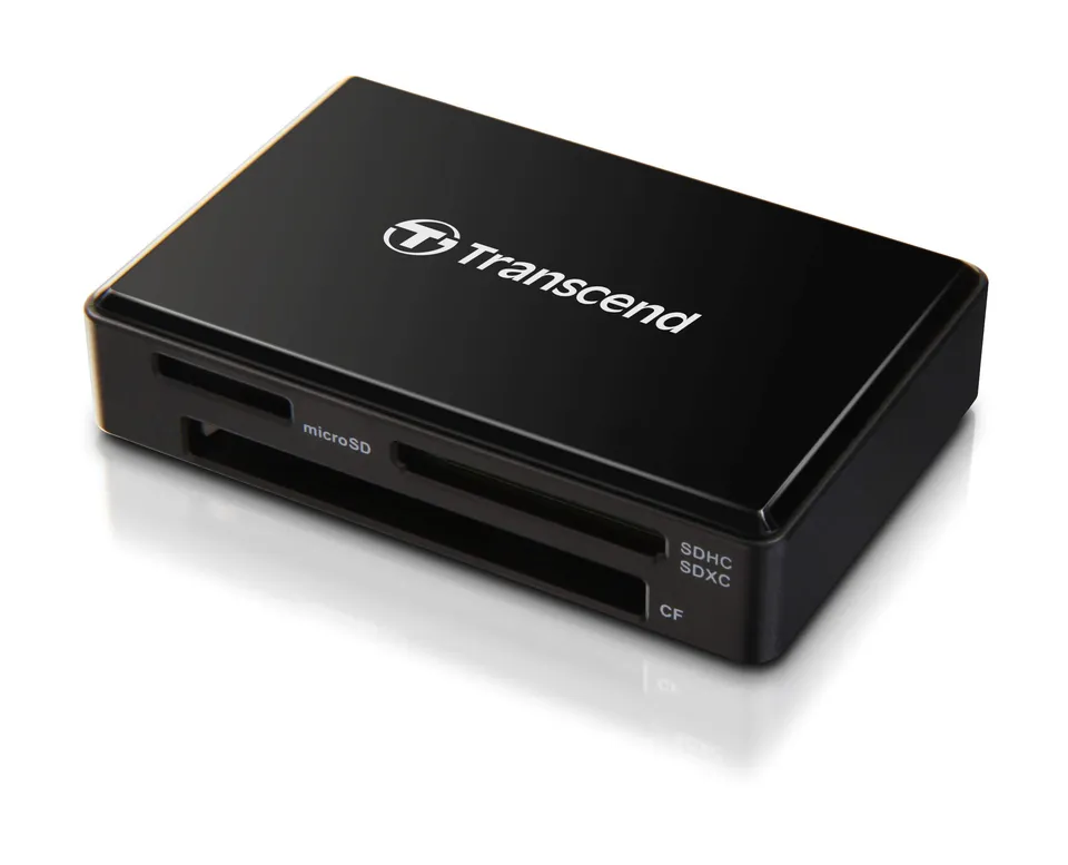 transcend-ts-rdf8k2-lettore-di-schede-sd-microsd-compactflash-usb-3-1-gen-1-nero image 1