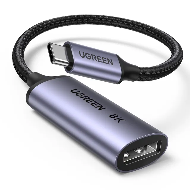 ugreen-adattatore-usb-c-a-displayport-1-4-8k-60hz-thunderbolt-vrr image 1