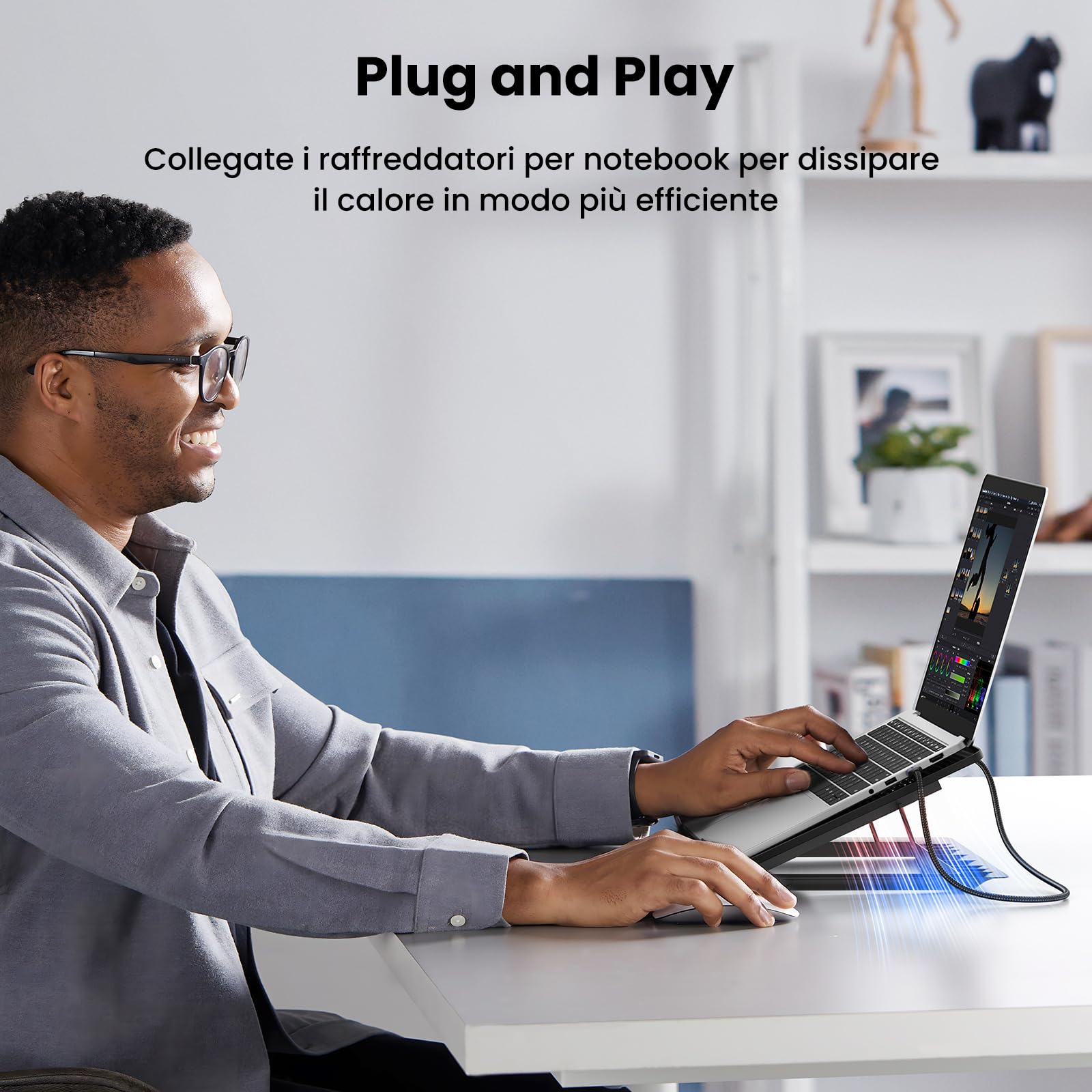 ugreen-cavo-usb-3-0-type-a-maschio-a-maschio-0-5m-5gbps-in-nylon-e-alluminio image 5