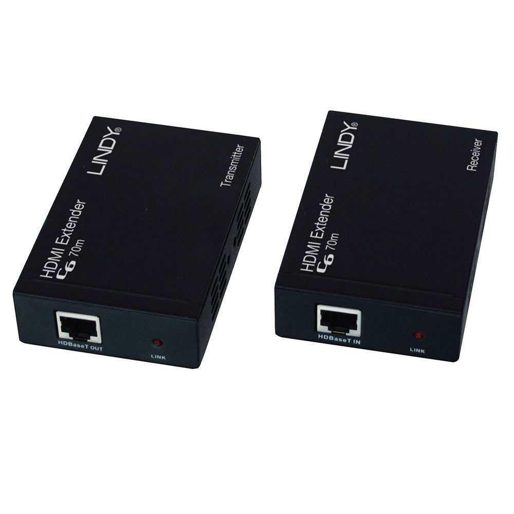lindy-hdbaset-extender-hdmi-e-ir-cat-6-70m-4k-30hz image 1