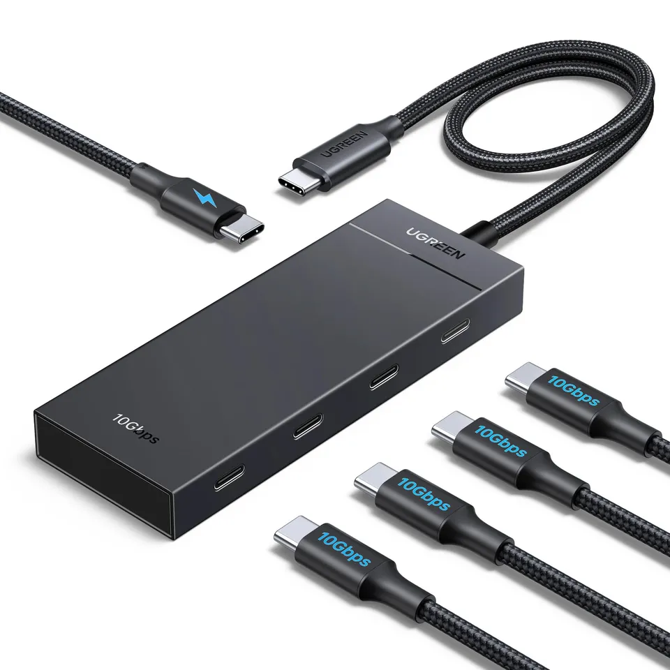 ugreen-hub-usb-c-5-in-1-10gbps-con-ricarica-pd-100w image 1