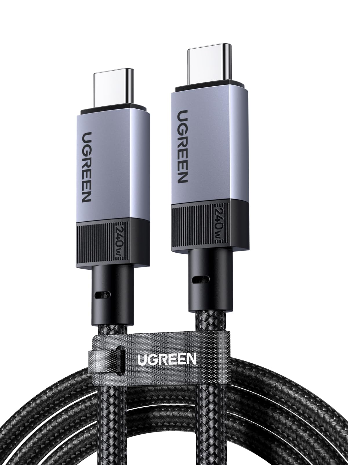 ugreen-nexode-cavo-usb4-gen4-40gbps-video-8k-60hz-240w-pd3-1-1m-nylon image 1