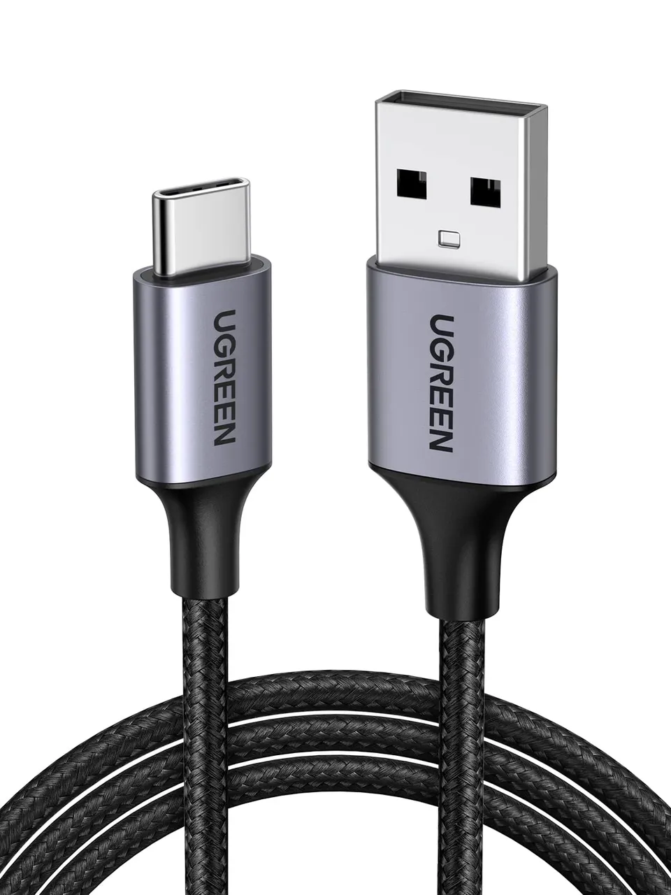 ugreen-cavo-usb-a-a-usb-c-3a-qc3-0-nylon-0-5m-480mbps image 1