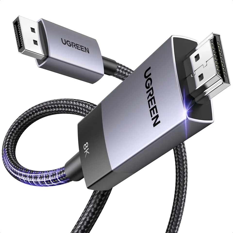 ugreen-cavo-displayport-a-hdmi-2-1-8k-60hz-4k-240hz-2-m image 1