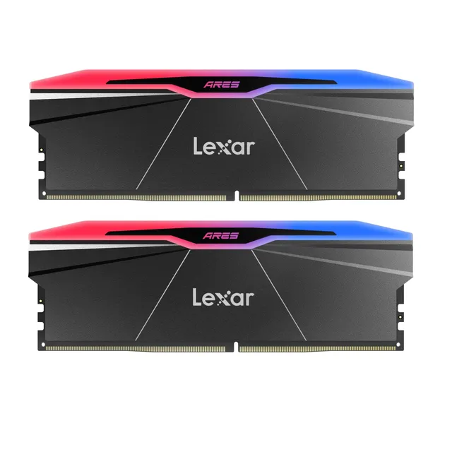 lexar-ares-gen2-rgb-ram-ddr5-32gb-kit-2x16gb-6000mhz-cl28-udimm-xmp-3-0 image 1