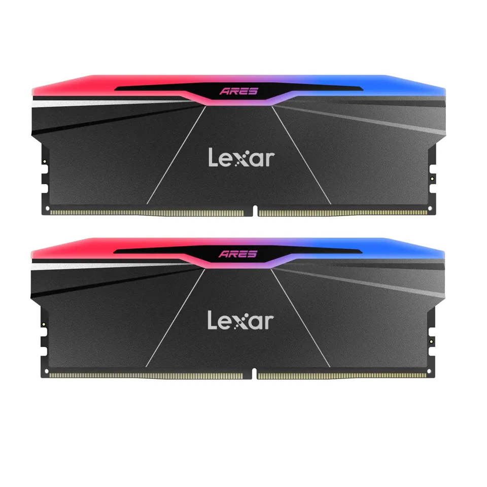 lexar-ares-gen2-rgb-ram-ddr5-32gb-kit-2x16gb-6000mhz-cl28-udimm-xmp-3-0 image 1