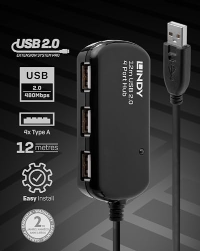 lindy-42783-prolunga-attiva-usb-2-0-con-hub-pro-12m image 8