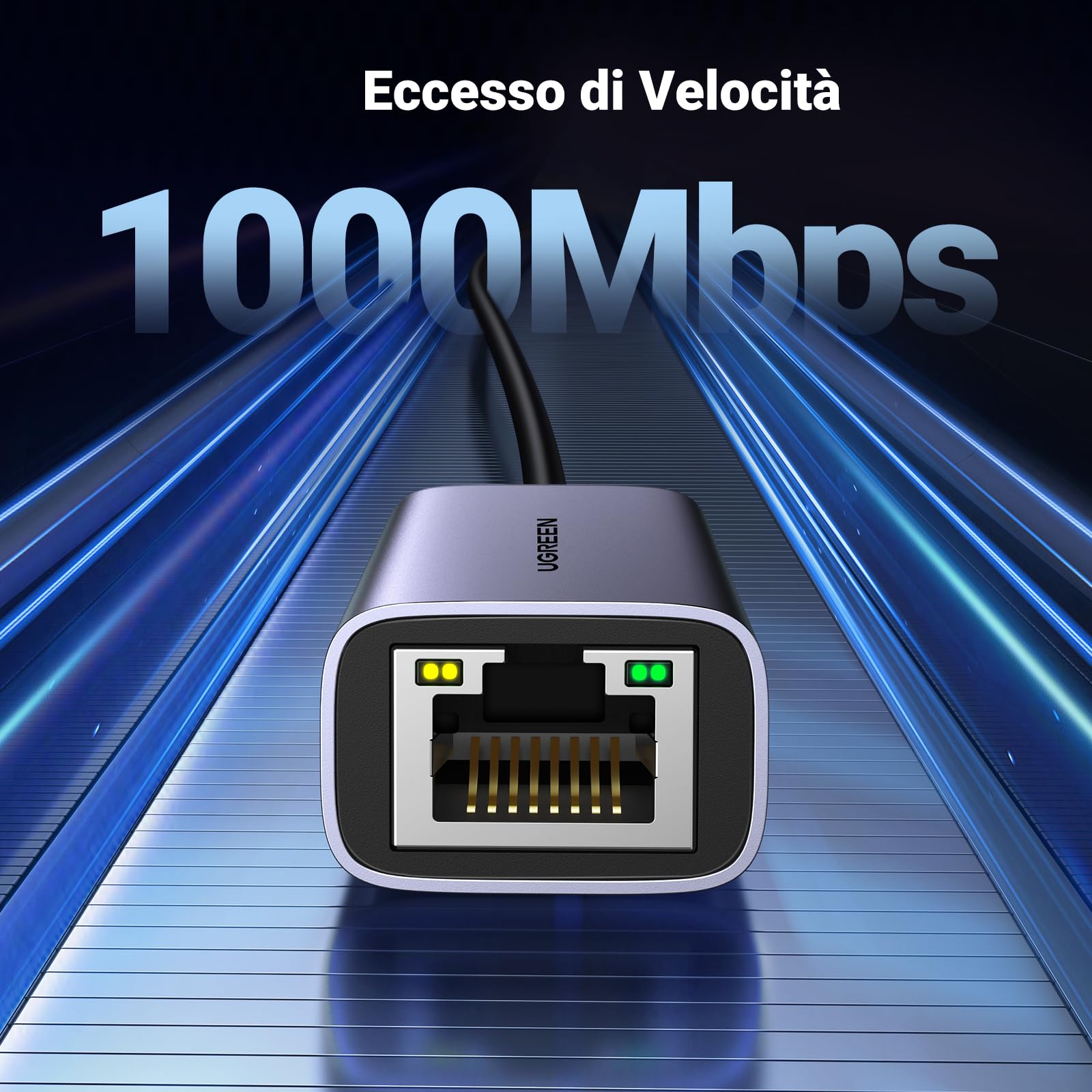 ugreen-adattatore-ethernet-usb-c-gigabit-1000mbps-in-alluminio image 2