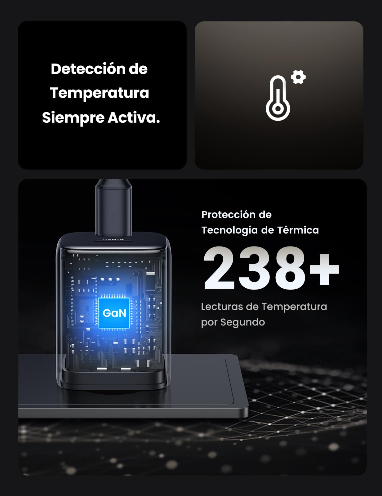ugreen-nexode-35w-caricatore-usb-c-gan-usb-a-22-5w image 5