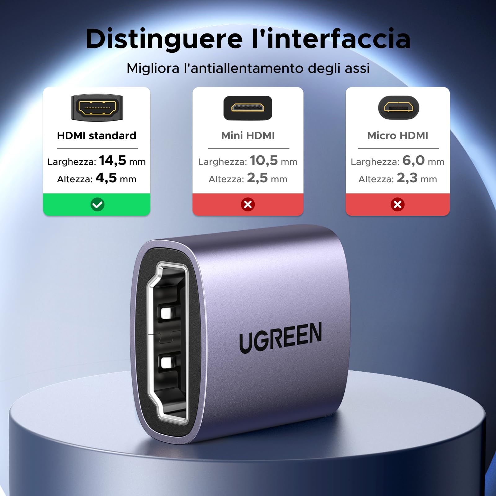 ugreen-adattatore-hdmi-femmina-femmina-8k-60hz-confezione-da-2-pezzi image 7
