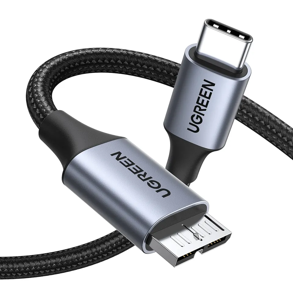 ugreen-cavo-usb-c-a-micro-usb-3-0-10gbps-0-5m-per-ssd-e-hard-disk-esterni image 1