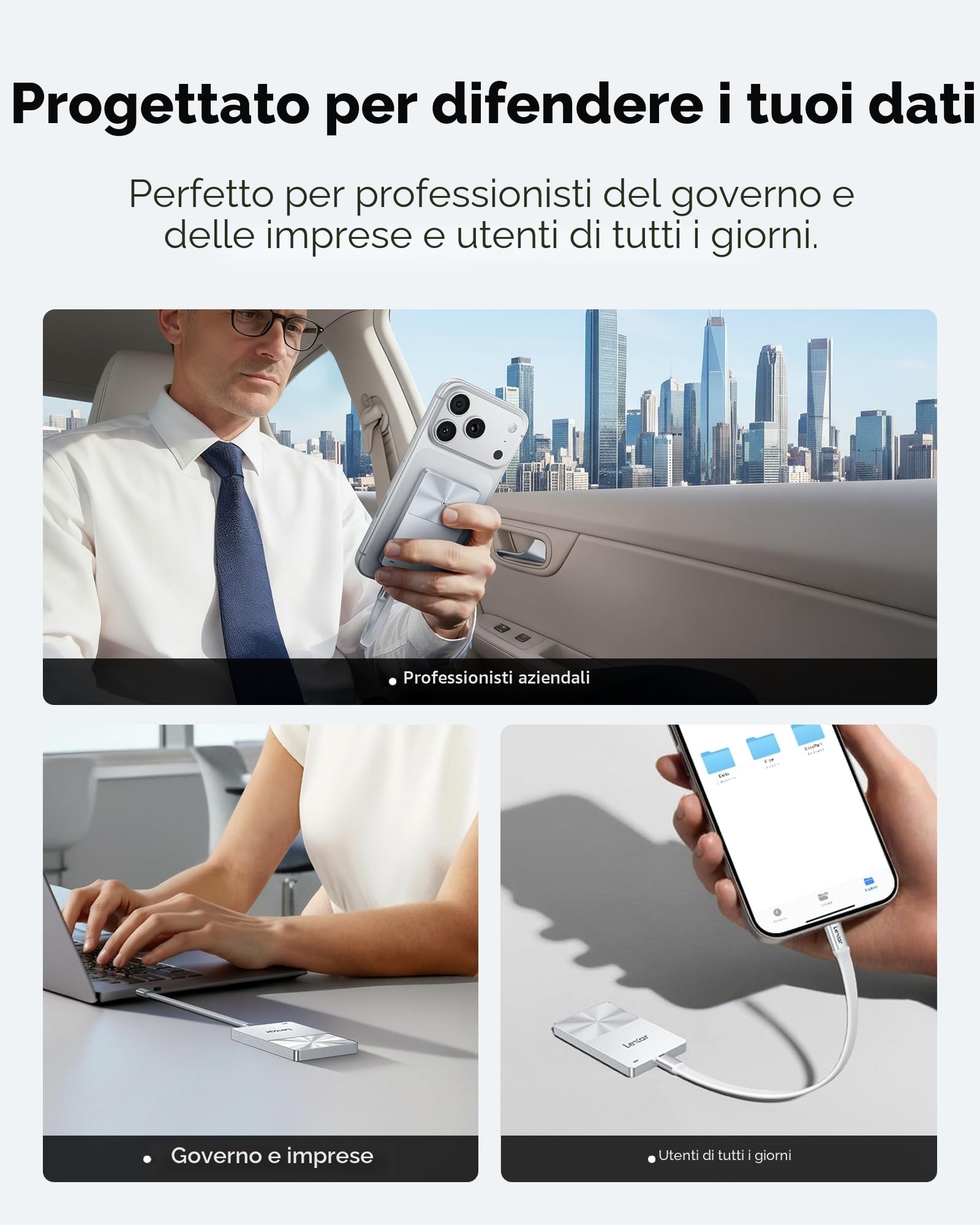 lexar-touchlock-ssd-portatile-512gb-nfc-usb-3-2-gen2-magnetico-per-iphone image 2