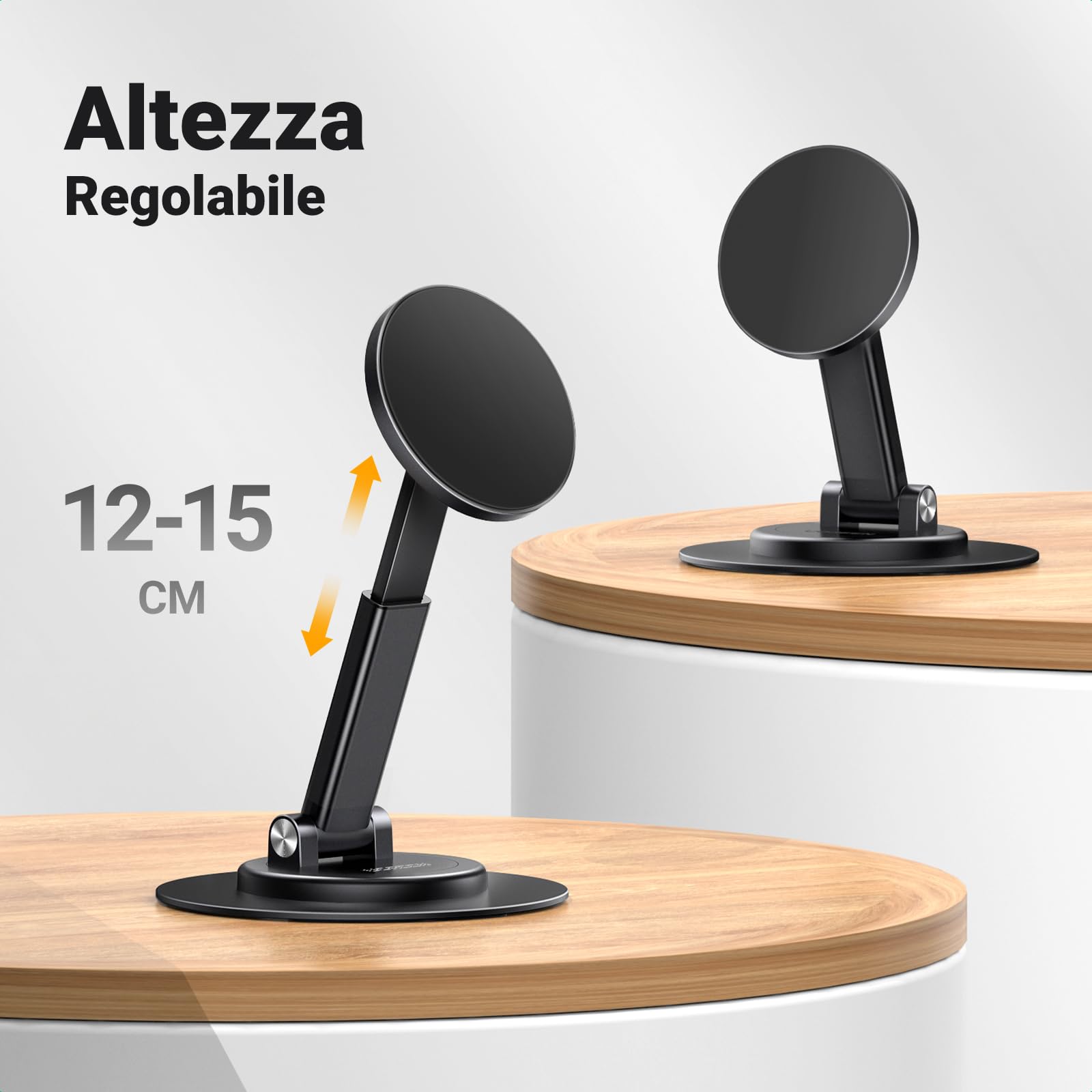 ugreen-supporto-magnetico-iphone-da-tavolo-girevole-nero image 6