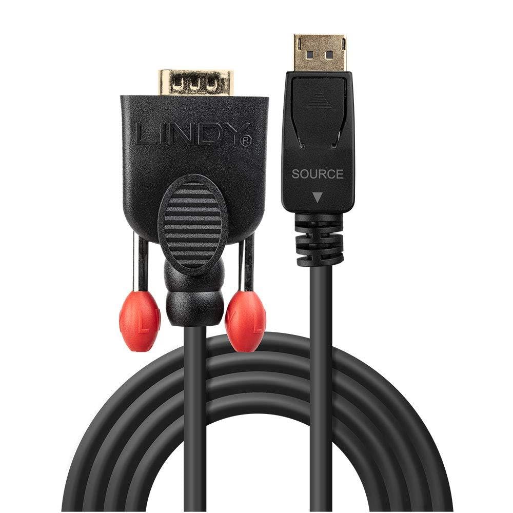 lindy-41940-cavo-adattatore-displayport-a-vga-0-5-m image 2