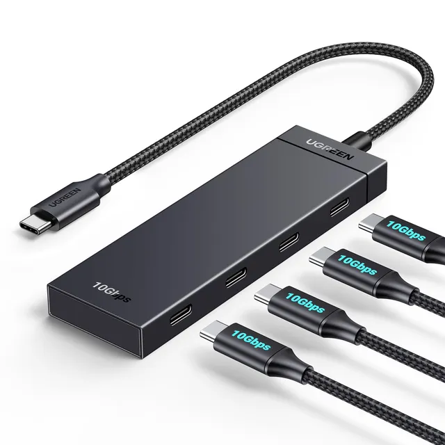 ugreen-hub-usb-c-a-4-porte-usb-c-10gbps-3-2-gen-2-cavo-30cm-macbook-iphone-ipad image 1
