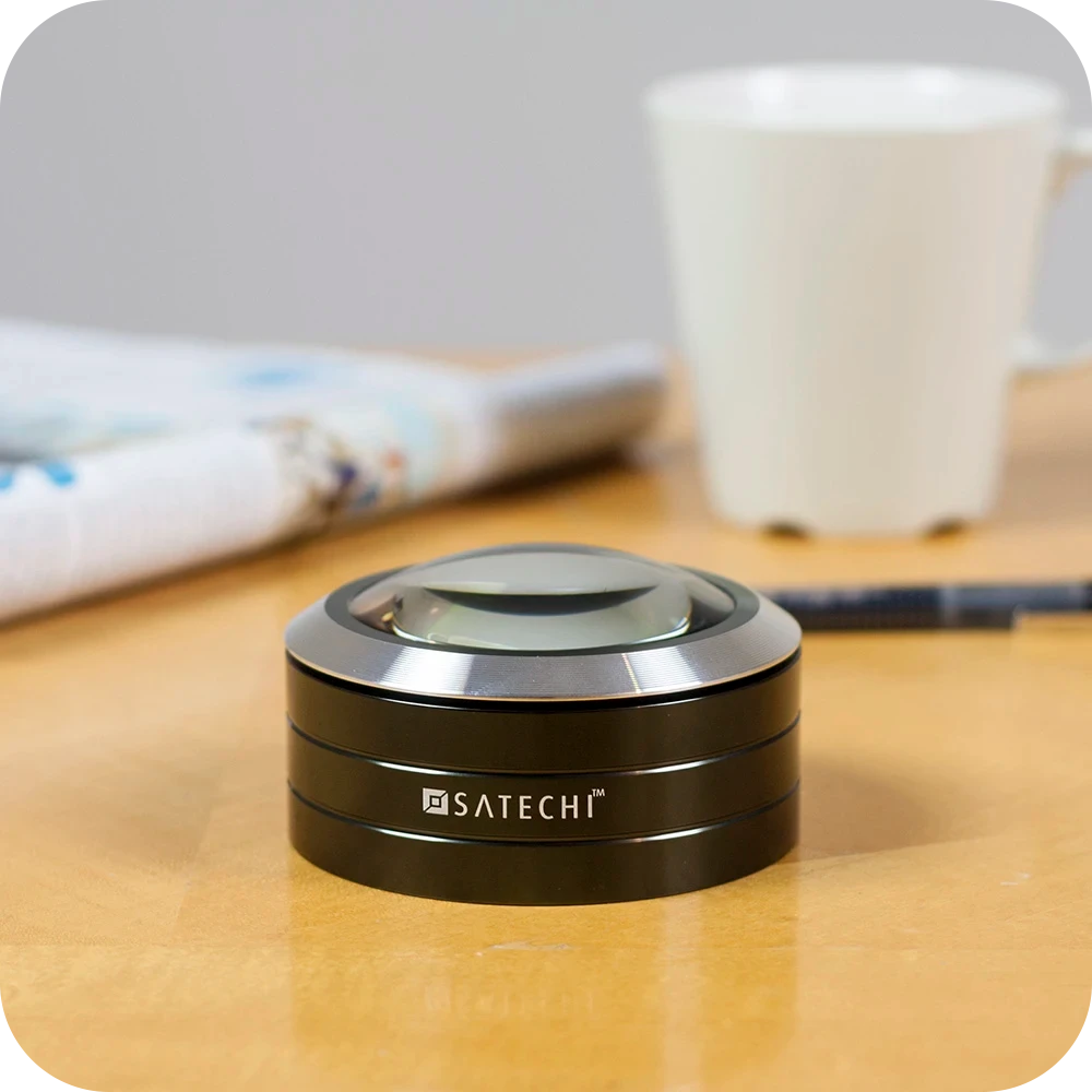 satechi-readmate-led-desktop-magnifier-lente-5x-con-luce-led image 2