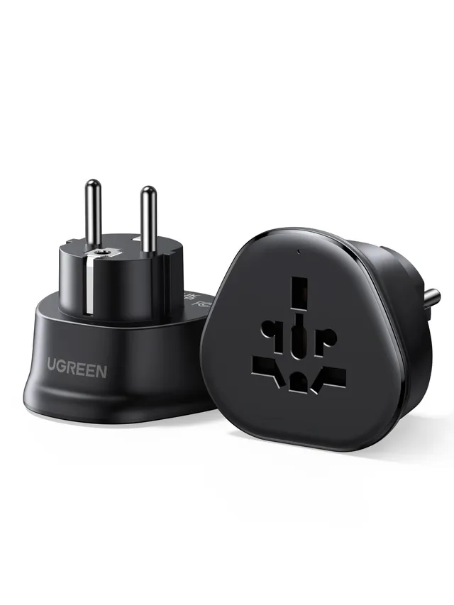 ugreen-adattatore-universale-da-viaggio-tipo-e-f-nero-eu-spine-a-b-c-g-i image 1