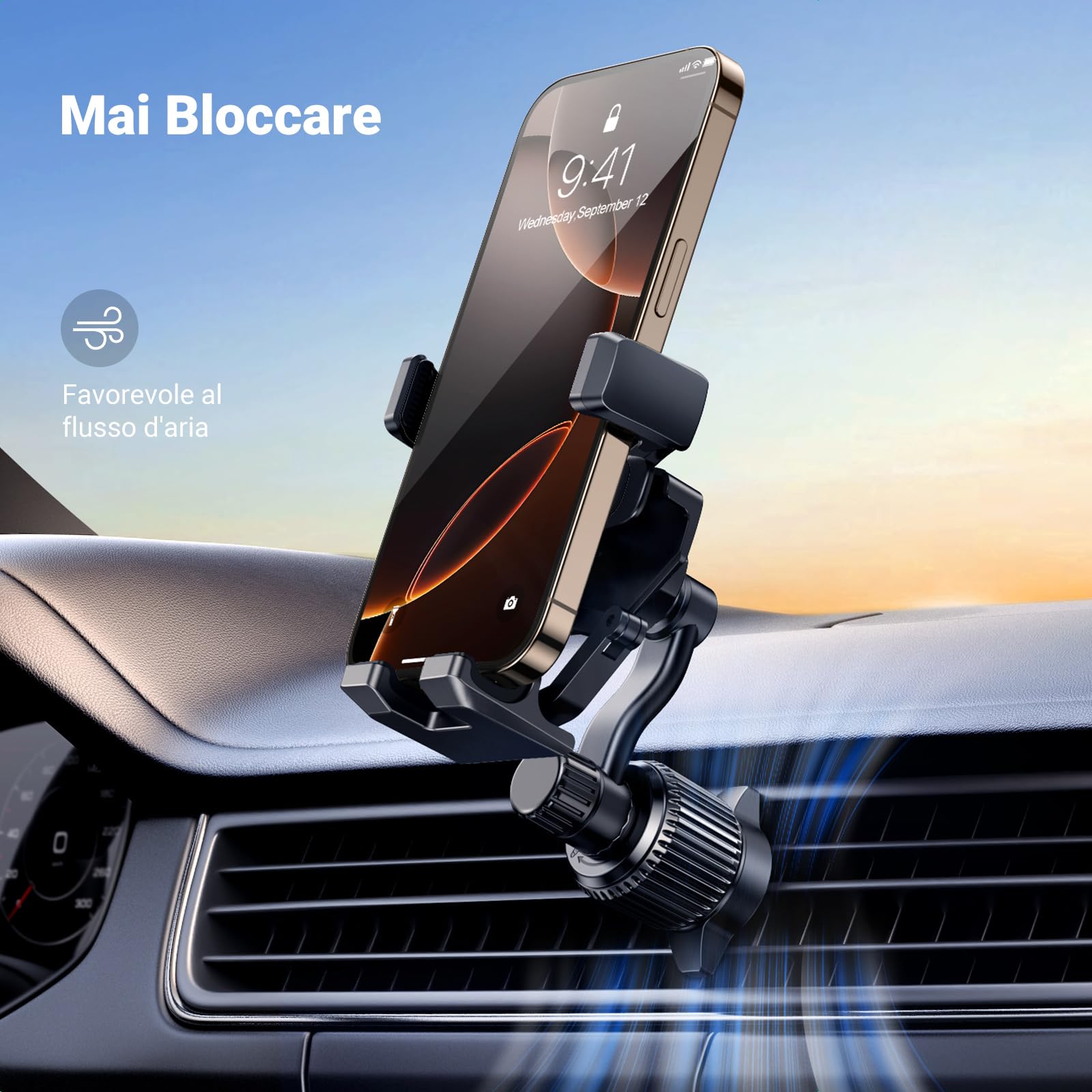 ugreen-supporto-telefono-auto-a-gravit-per-bocchetta-con-gancio-metallico image 3