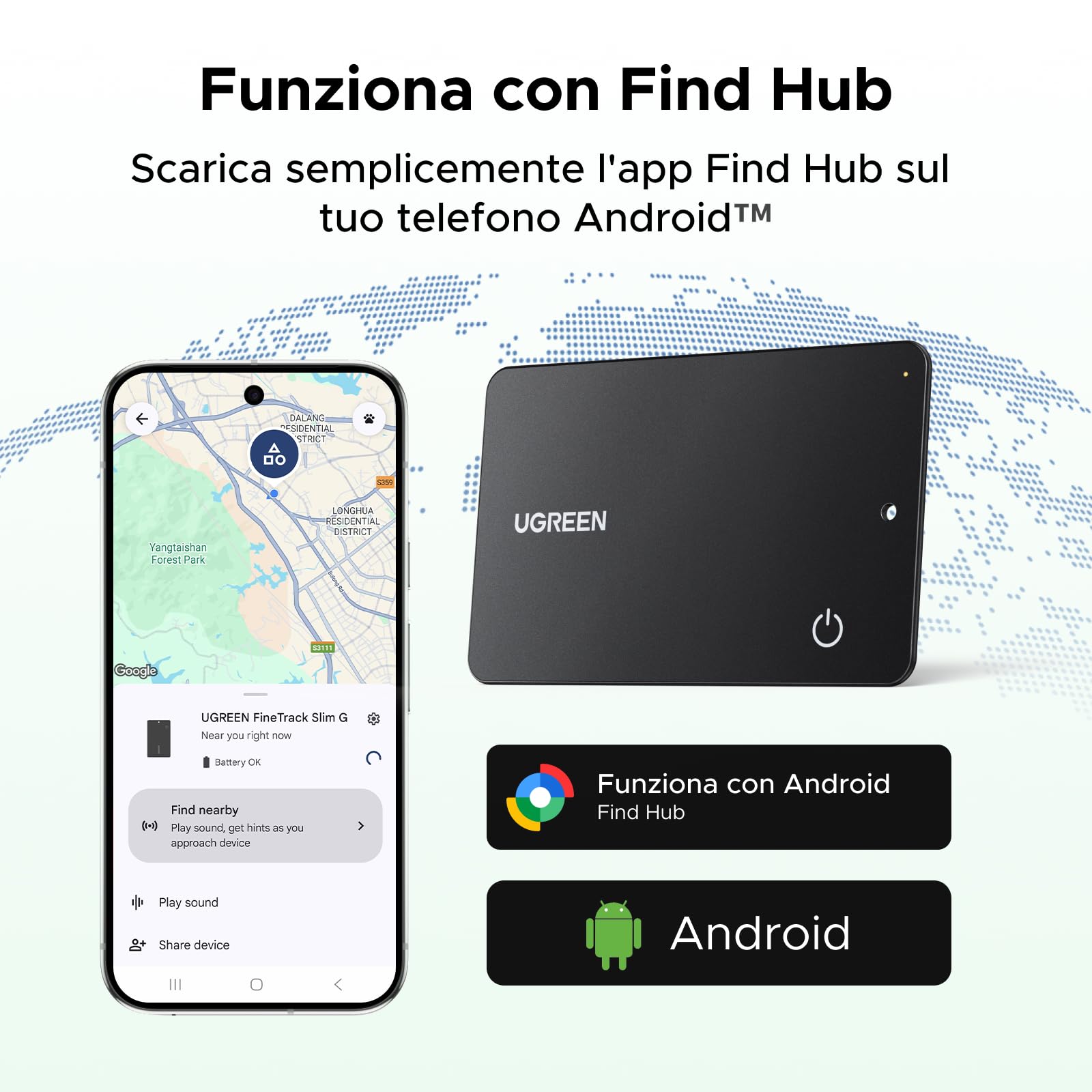 ugreen-finetrack-slim-g-smart-finder-solo-android-1-7-mm-ip68 image 2