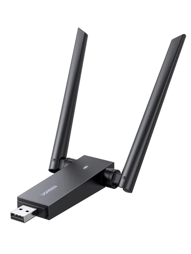 ugreen-adattatore-wifi-usb-ac1300mbps-dual-band-5ghz-2-4ghz-con-doppia-antenna image 1