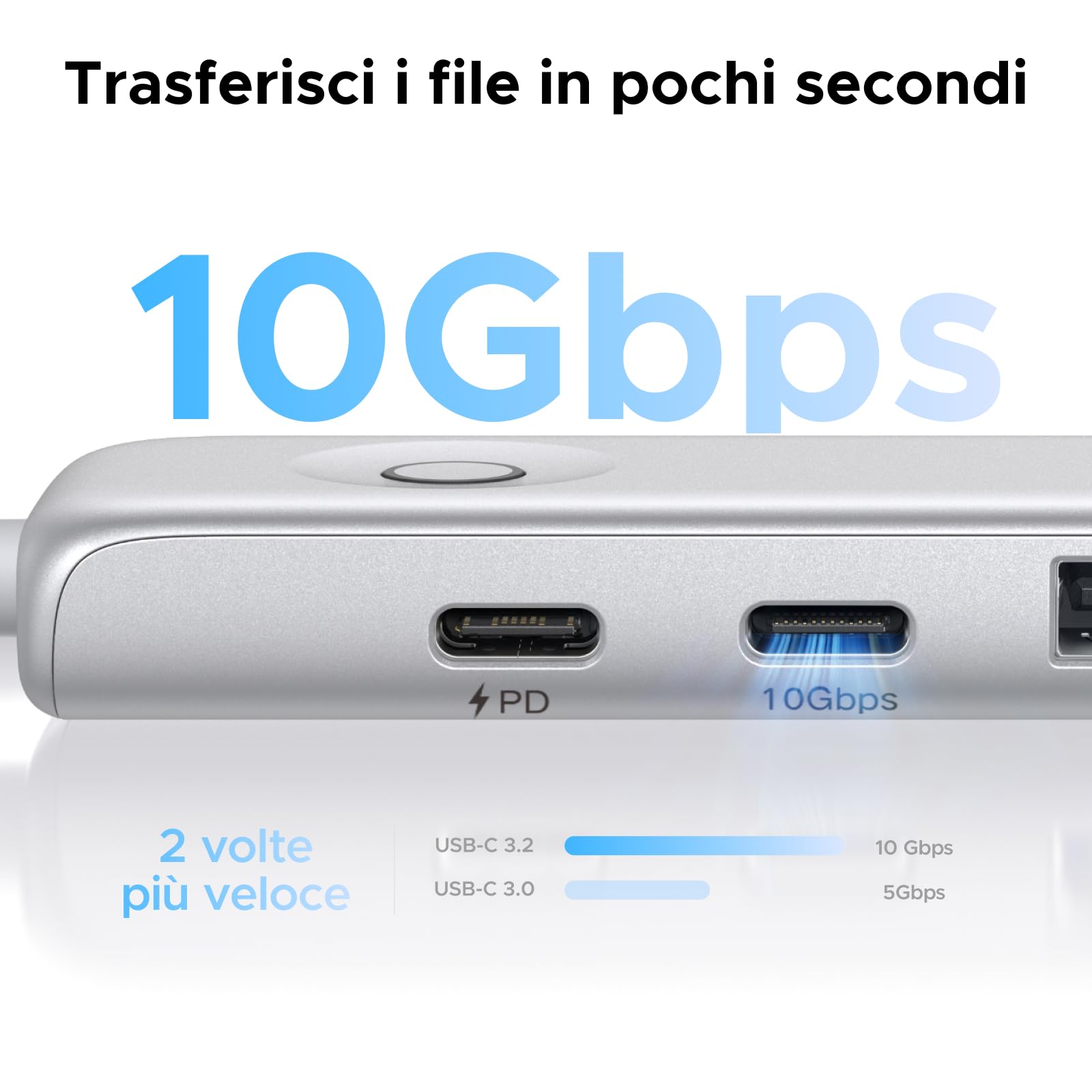 ugreen-revodok-hub-usb-c-5-in-1-con-hdmi-4k-60hz-pd-100w-e-usb-10gbps image 5
