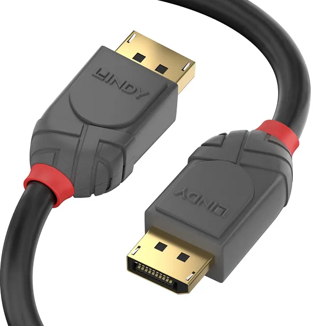 lindy-36483-black-line-cavo-displayport-1-4-3m-nero-8k image 1