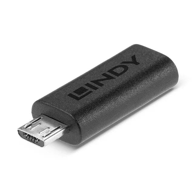 lindy-adattatore-usb-2-0-tipo-c-a-micro-b-pro-series image 1