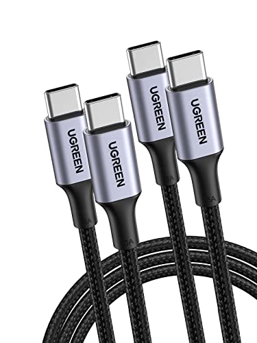 ugreen-cavo-usb-c-a-usb-c-100w-5a-ricarica-rapida-nylon-2m-2-pezzi image 7